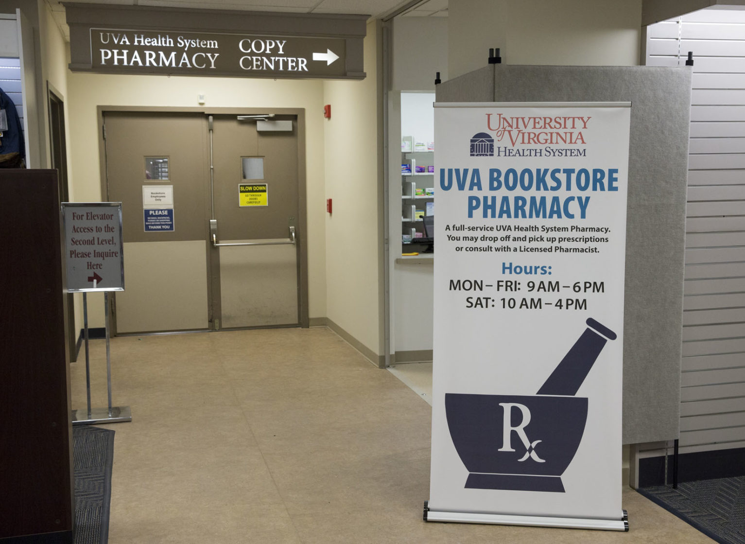 UVA Health System pharmacy opens at UVA Bookstore