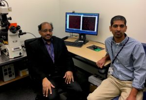 Jayakrishna Ambati, MD, (left) and Nagaraj Kerur, PhD, have discovered a key trigger for the inflammation that leads to vision loss for millions with macular degeneration.
