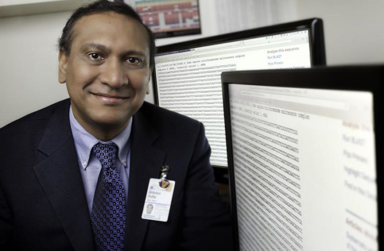 Anindya Dutta, MD, PhD, has discovered a genetic weakness in certain prostate cancers and lymphomas.