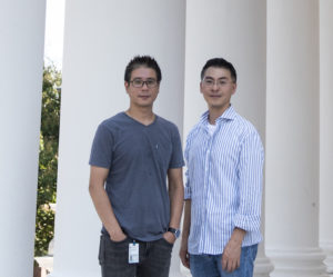 Researchers Dong-Wook Kim (left) and Kwon-Sik Park are among a team of scientists who have developed a way to speed cancer research.