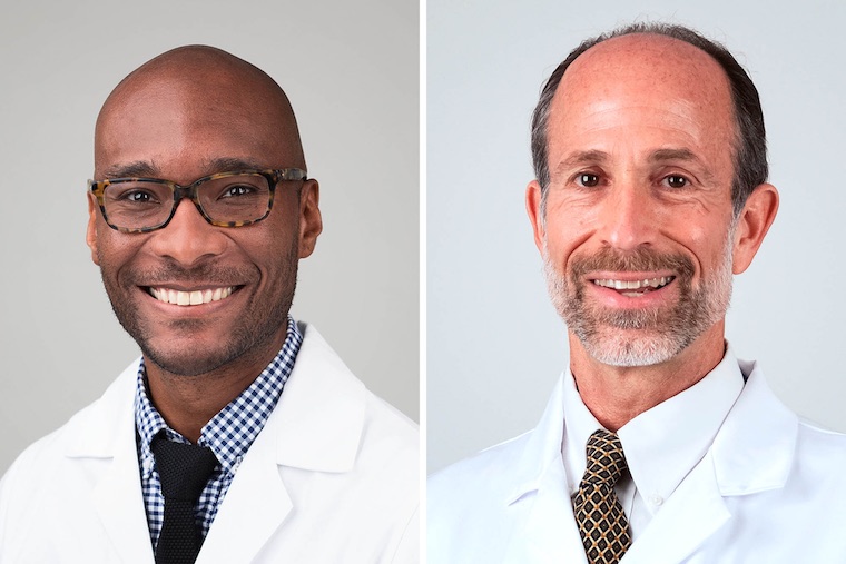 Headshots of Taison Bell and Andrew Wolf.