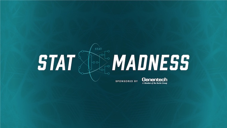 The STAT Madness logo.