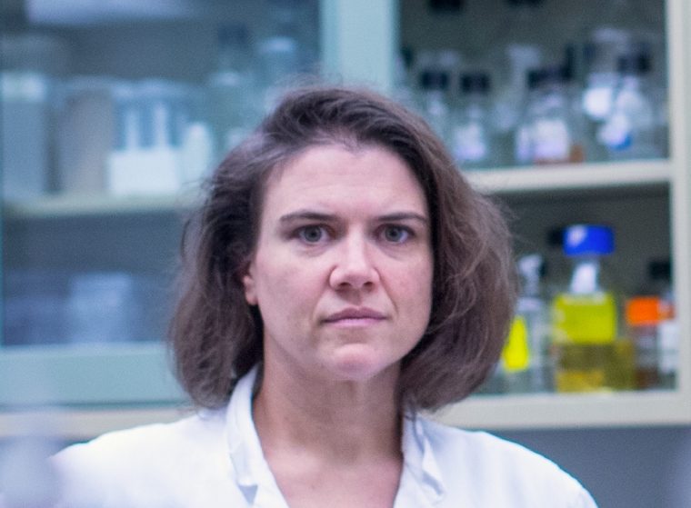 Amy Mathers in her lab.