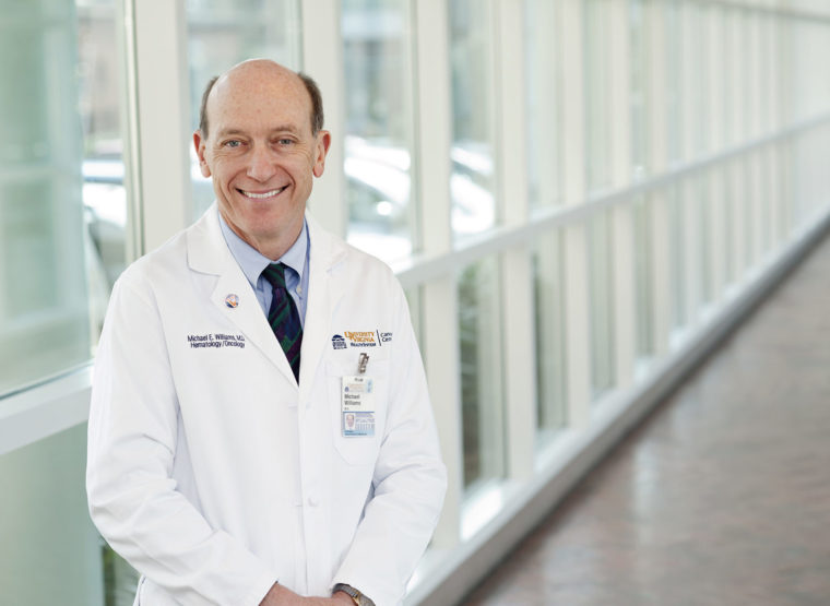 UVA’s Dr. Michael E. Williams Honored Nationally for Improving Lymphoma Care