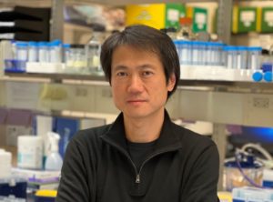 Hao Jiang in his lab.