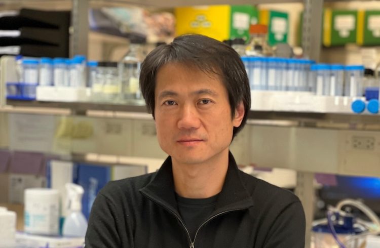 Hao Jiang in his lab.