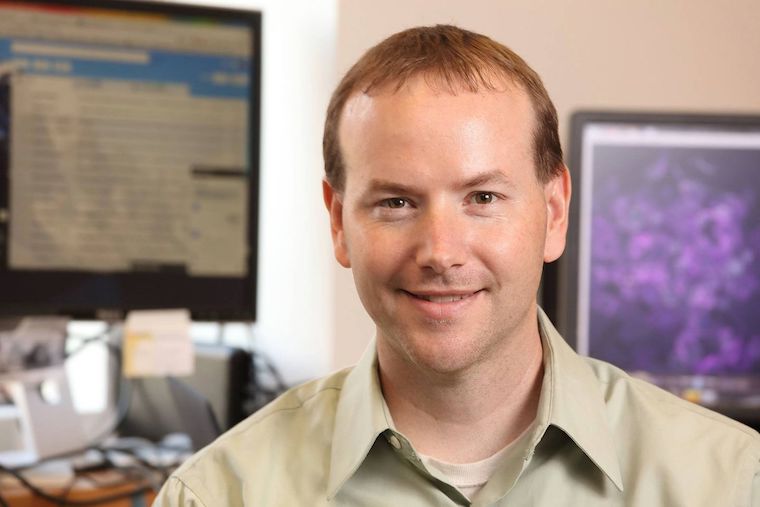 Jeff Saucerman in his lab.