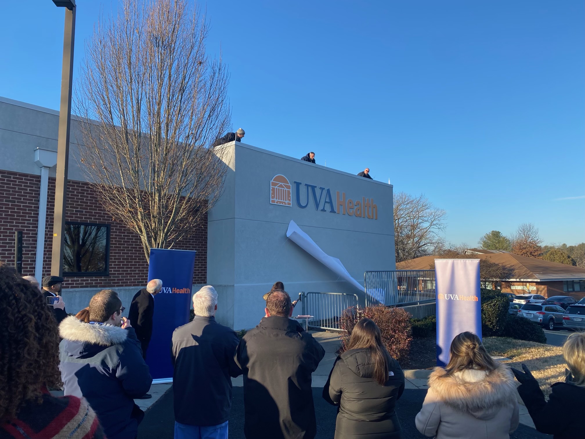 UVA Health Community Medical Centers Unveil Rebranded Signs, Celebrate Transition to UVA Health 