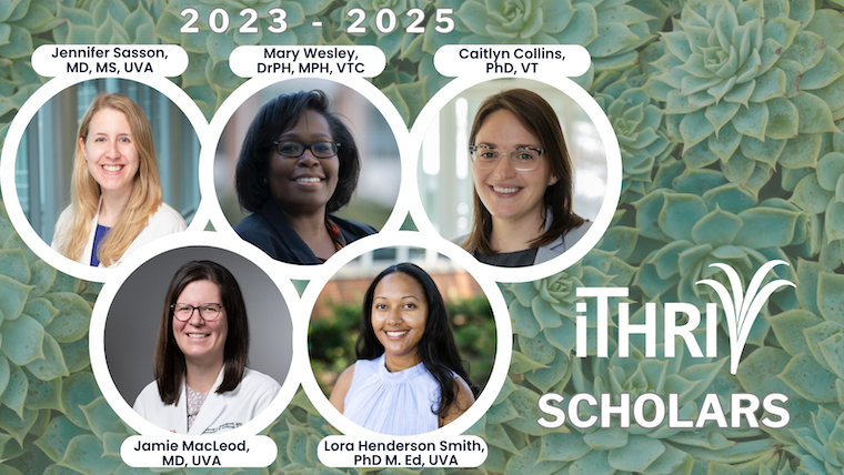 A collage of the latest iTHRIV Scholars