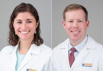Headshots of Dr. Jessica Dreicer and Dr. Andrew Parsons