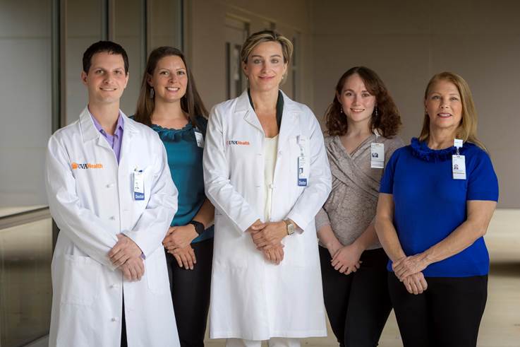 Portrait of the UVA Health Haymarket Medical Center Bariatric Program team.