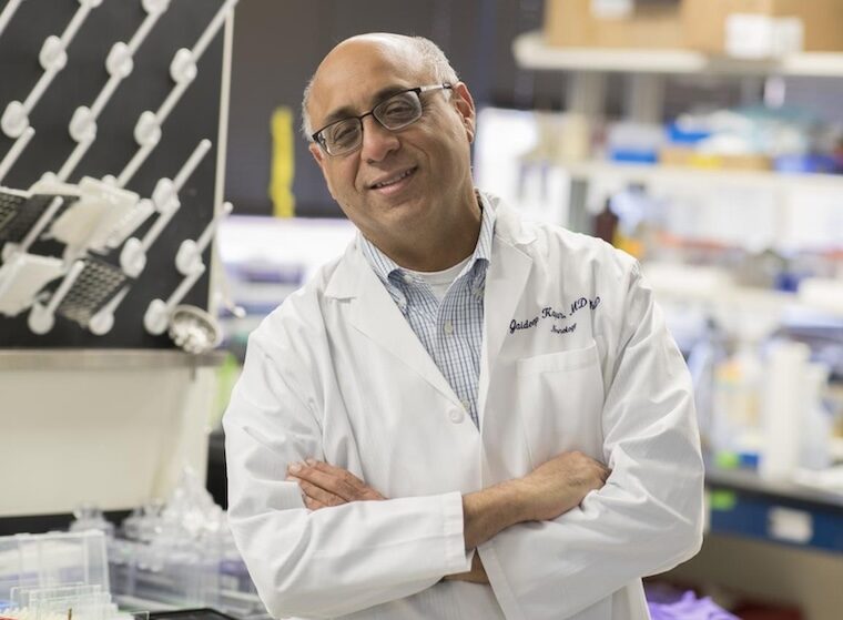 Dr. Jaideep Kapur in his lab