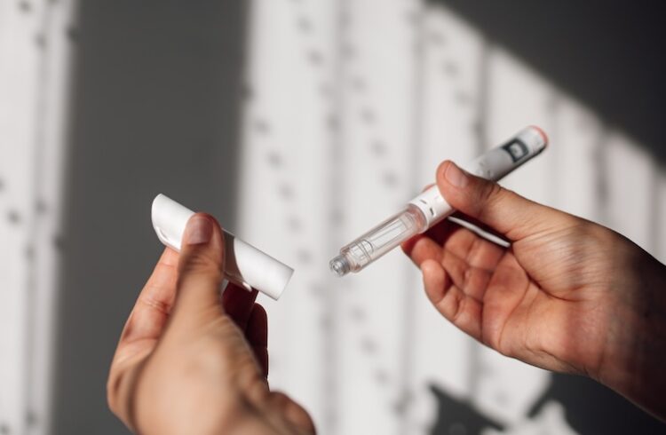 A GLP-1 drug injector