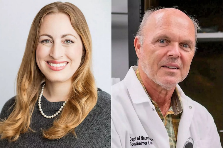 Michelle Monje and Harald Sontheimer headshots